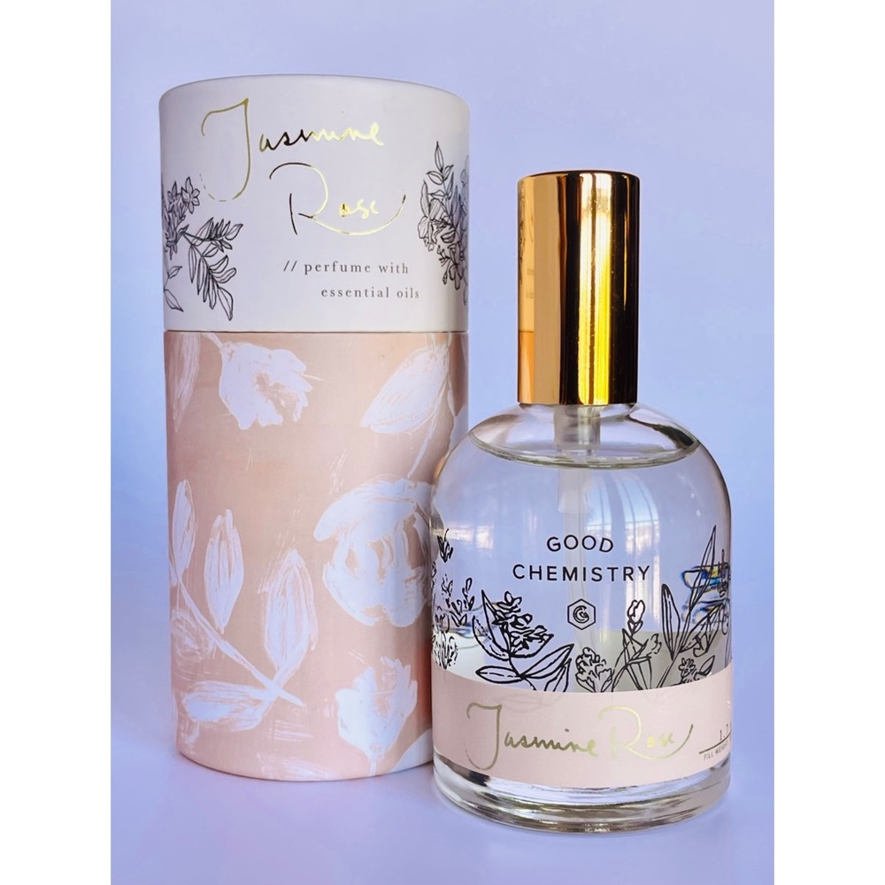 NEW! JASMINE ROSE Good Chemistry Perfume w/ Essential Oils 1.7 fl oz Spray